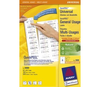 Etikett AVERY ILC A4 97x67,7mm (800)