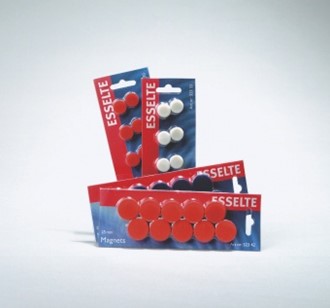 Magnet ESSELTE 16mm rød ripefri 10pk