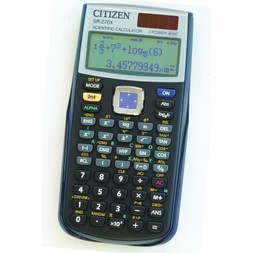 Kalkulator CITIZEN SR-270X Teknisk