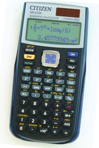 Kalkulator CITIZEN SR-270X Teknisk