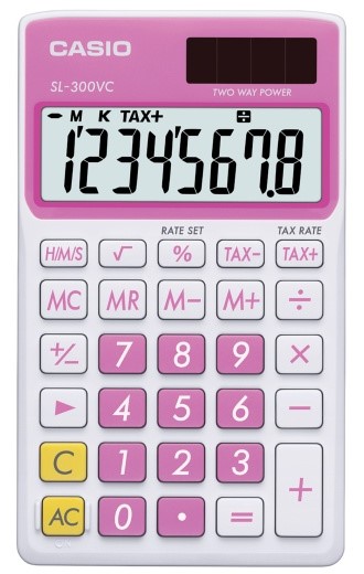 Kalkulator CASIO SL-300VC rosa