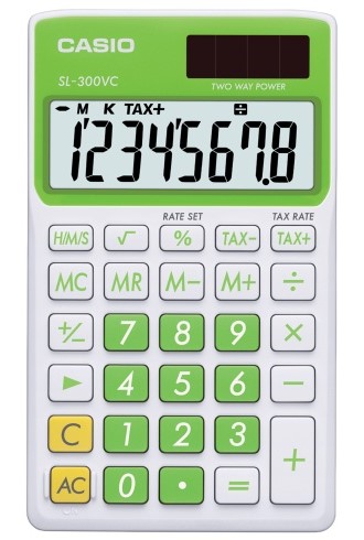 Kalkulator CASIO SL-300VC grønn