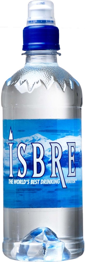 Flaskevann ISBRE 0,5L sportskork
