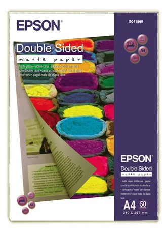Papir EPSON 2-sidig A4 178g matt(50)