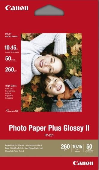 Papir CANON PP-201 Glossy II 10x15 (50)
