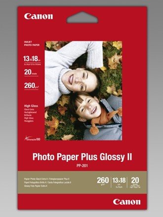Papir CANON PP-201 Glossy II 13x18 (20)