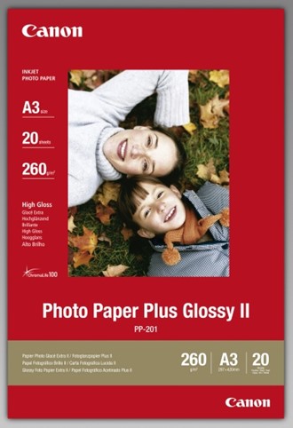 Papir CANON PP-201 Glossy II A3 (20)