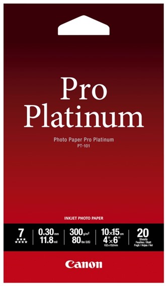Papir CANON PT-101 Pro Platinum10x15(20)
