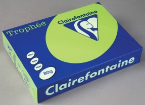 Kopipapir Flu. A4 80g 2975 Lime (500)
