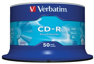 CD-R VERBATIM 700MB 52X spindle (50)