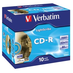 CD-R VERBATIM 700MB 52X lscribe jew (10)