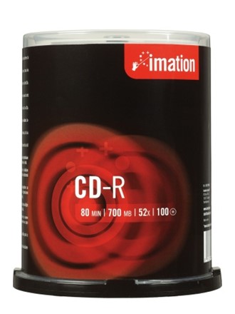 CD-R IMATION 700MB 52X spindle (100)
