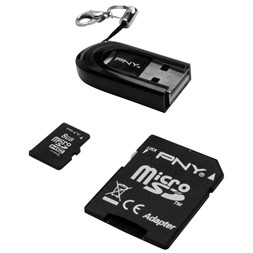 Minne PNY MicroSD 3in1+USB & MiniSD 8GB