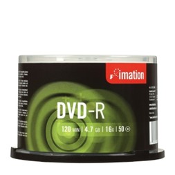 DVD-R IMATION 4.7GB 16X spindle (50)