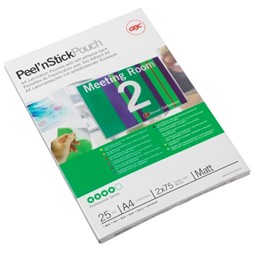 Lamineringslomme GBC A4 Peel`nStick (25)