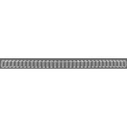 Metallspiral GBC 8mm 34r 3:1 hvit (100)