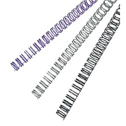 Metallspiral GBC 12.5mm 34r 3:1sølv(100)