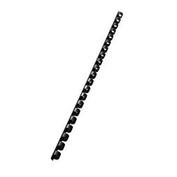 Plastspiral LEITZ 8mm sort (100)