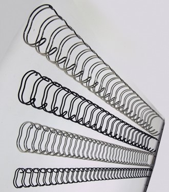 Metallspiral LEITZ  8mm 3:1 sølv (100)