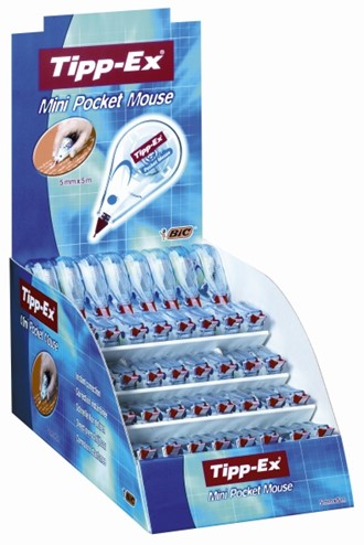 Borddisplay Tipp-Ex Pocket mouse tomt