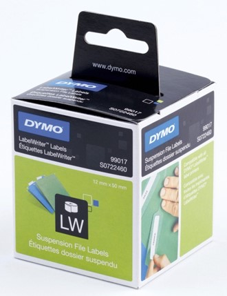 Etikett DYMO hengemappe 50x12mm (220) 99017