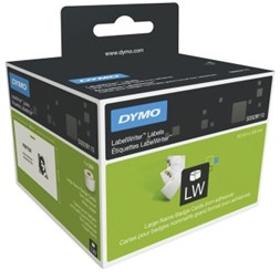 Etikett DYMO navneskilt 62x106mm (250)