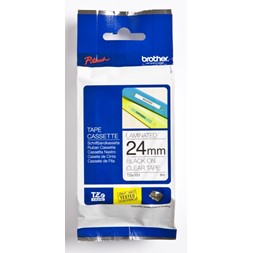 Tape BROTHER TZE151 24mmx8m sort på klar