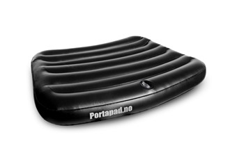 Laptopunderlag Portapad oppblåsbart sort