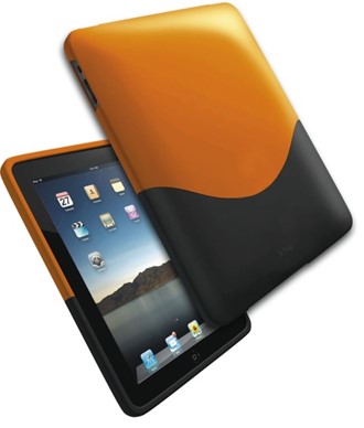 iPadomslag IFROGZ Luxe plast orange/sort