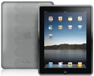 iPadomslag PURO silikon sort