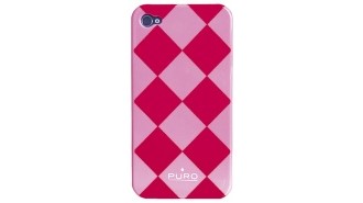 iPhoneomslag PURO Rhomby 4G rosa