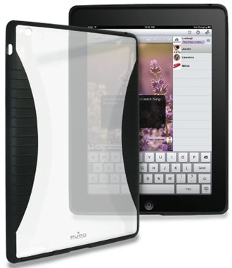 iPad2 PURO silikon case sort