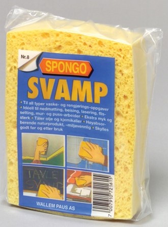 Tavlesvamp SPONGO nr.8 4x16x11cm