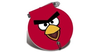 Notatblokk ANGRY BIRD rund 90 ark m/penn