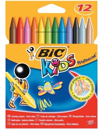 Voksfarge BIC plastdecor (12)