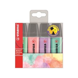 Tekstmarker STABILO Boss Pastell (4)