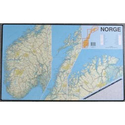 Skriveunderlag ESSELTE 41x64 Norgeskart