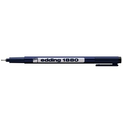 Fiberpenn EDDING 1880 0,7mm sort