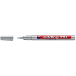 Paintmarker EDDING 751M sølv