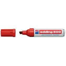 Merkepenn EDDING 500 rød