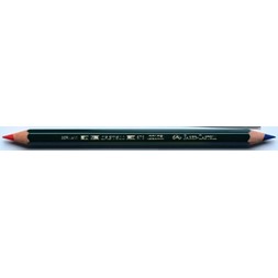 Fargeblyant FABER-CASTELL tykk rød/blå