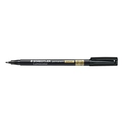 Merkepenn LUMOCOLOR spesial F 0,6mm sort