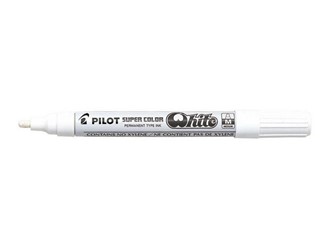 Merkepenn PILOT hvit SC-M