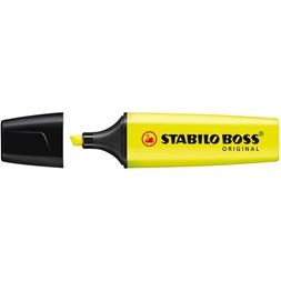 Tekstmarker STABILO Boss gul