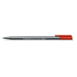 Fiberpenn STAEDTLER triplus 0,3mm rød