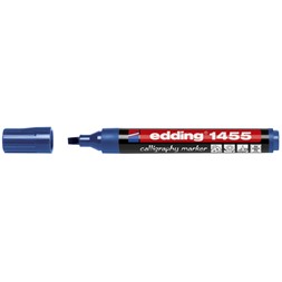 Kalligrafipenn EDDING 1455 1-5mm stålblå