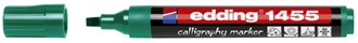 Kalligrafipenn EDDING 1455 1-5mmfl.grønn