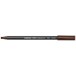 Kalligrafipenn EDDING 1255 5,0mm brun