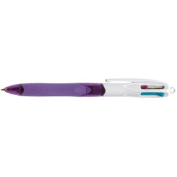 Kulepenn BIC 4 farger M grip fashion