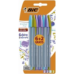 Kulepenn BIC Cristal 1,6mm (8)